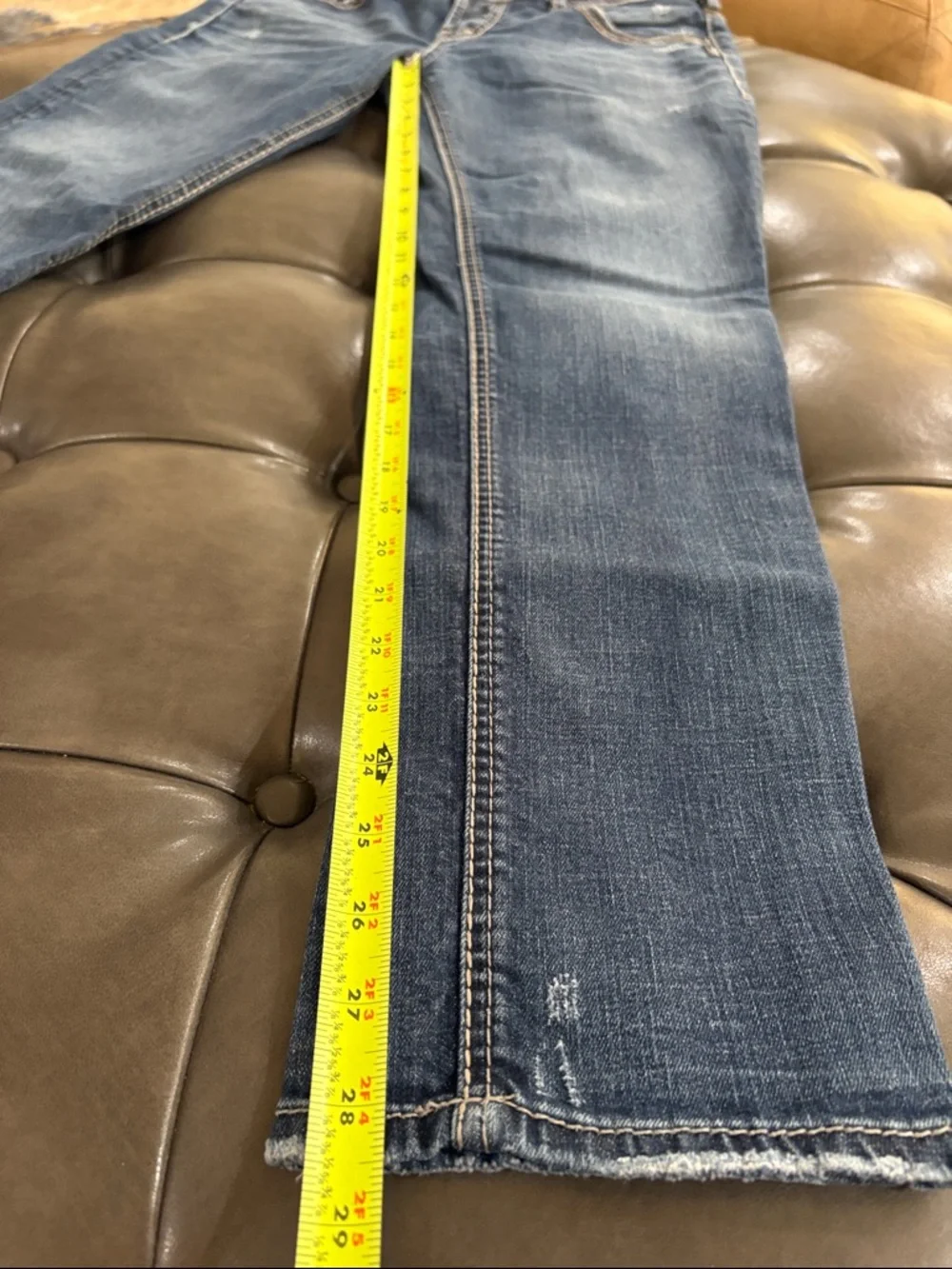 Silver Jeans Co Suki Ankle Slim Jeans W31 L27 Medium Wash Stretch Denim - Picture 11 of 11